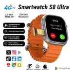 S8 Ultra Smart Watch 4G LTE AMOLED, HD Calls